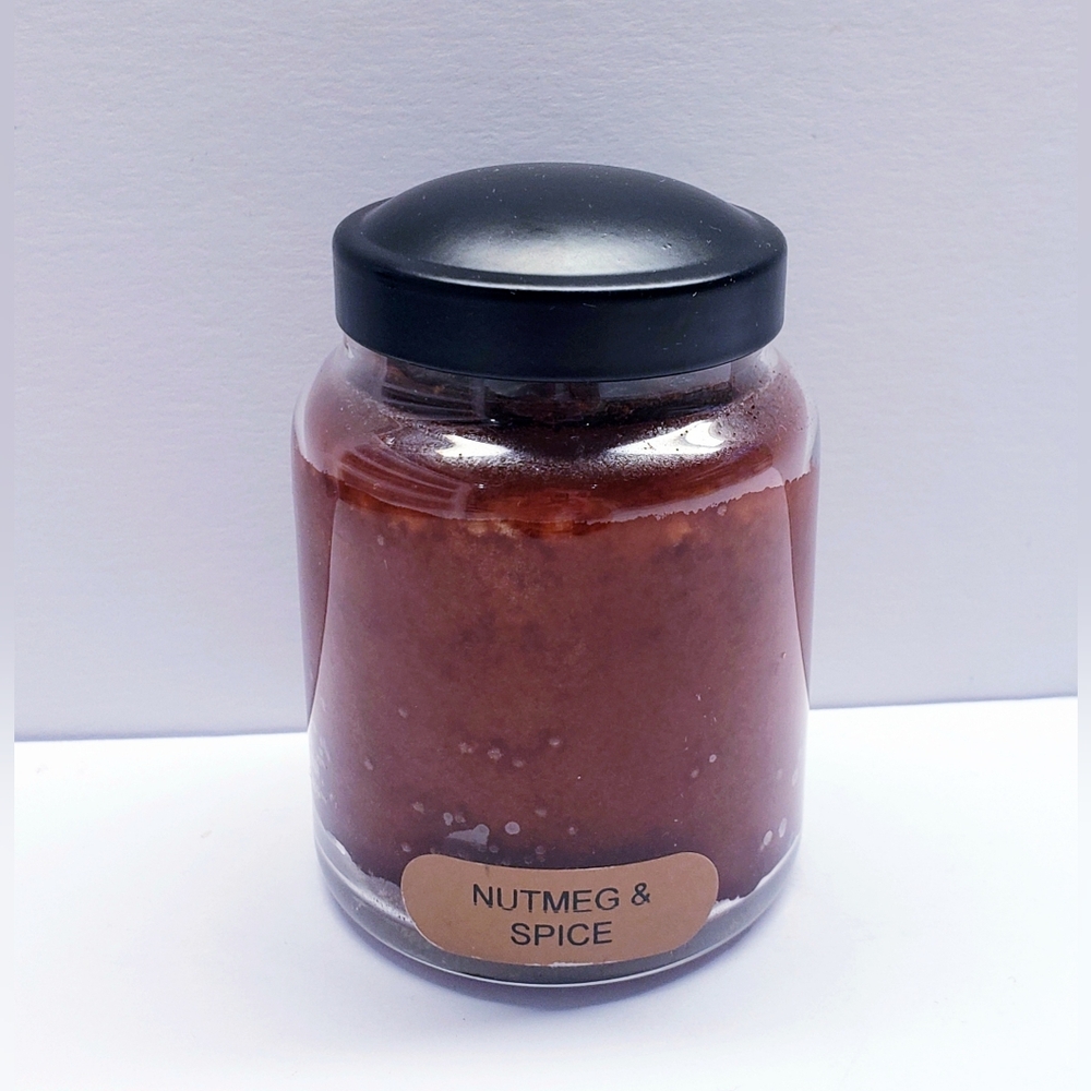 NUTMEG & SPICE -A Cheerful Giver Baby Jar Single Wick Candle, 6 oz